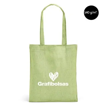 Bolsas de algodón reciclado 140 g/m² impresas