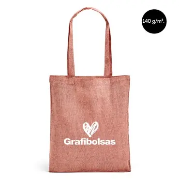 Bolsas de algodón reciclado 140 g/m² impresas