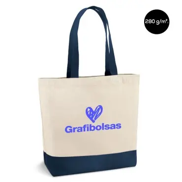 Bolsas de lona de algodón con bolsillo interior