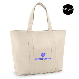 Bolsas con bolsillo frontal e interior con cremallera