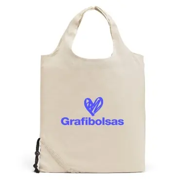 Bolsas plegables de algodón impresas