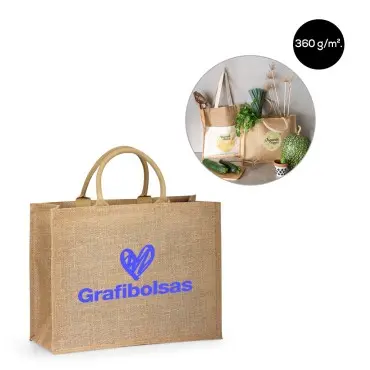Bolsa de yute 360 g/m² con interior laminado