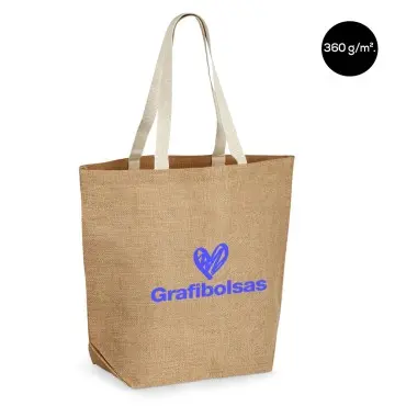 Bolsas para compra hecha en yute 360 g/m²