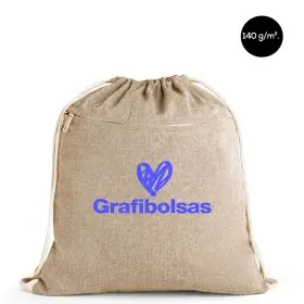 Mochilas de cordón de algodón reciclado personalizadas
